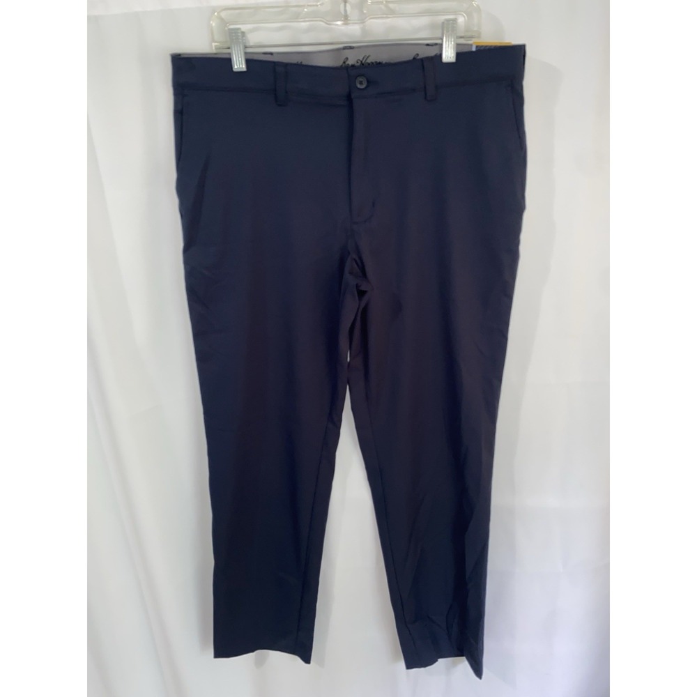 NWT Ben Hogan Mens Performance Pants Stretch Fabric Size 36x32 Navy Blue Golf